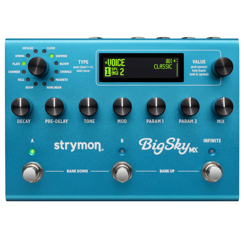 Strymon BigSky MX Reverb Pedal – Motor City Guitar