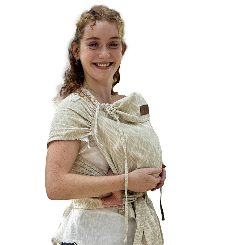 夏用おんぶ紐｜通気性抜群のリネン混45%で涼しく快適に｜ディディタイ