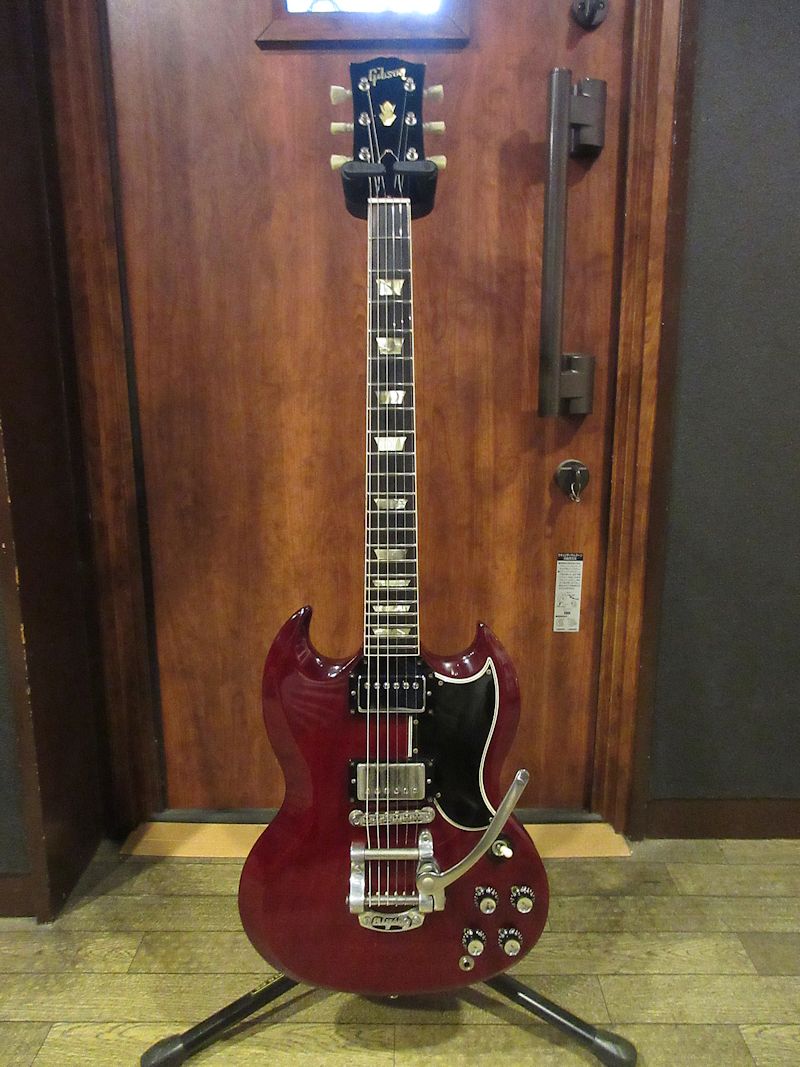 1965 Gibson SG Standard Cherry Red “Factory Bigsby B5