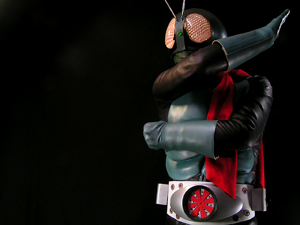 海洋堂】 ハイパーソフビ 仮面ライダー旧1号 TypeⅡ プロップ改修ver