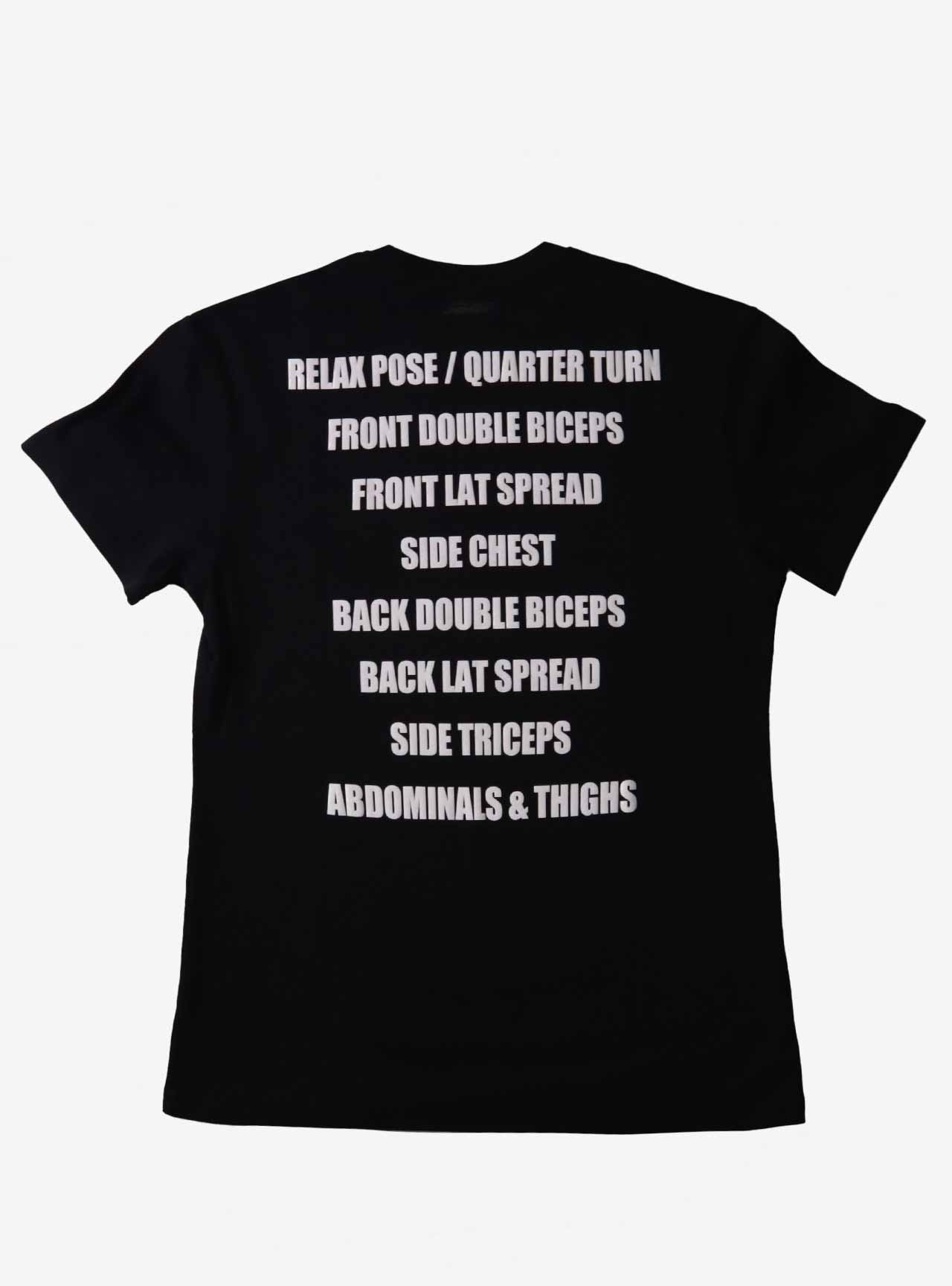 JBBF T-Shirt 黒T 刺繍x背面競技名 白プリント – JBBF Store