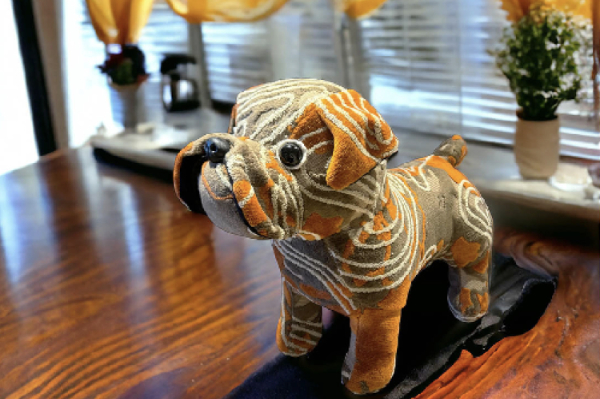 SALE】ぬいぐるみ ブルドック フォレスト オレンジ（MON-chan） | 中矢