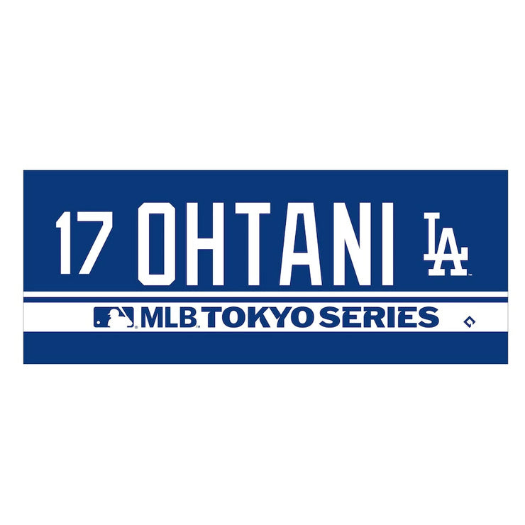 大谷翔平 MLB Tokyo Series 2025 タオル ネーム＆ナンバー ジャガード