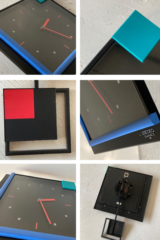 SEIKO 置時計 キネティックアート 振り子 ポストモダン SEIKO 置時計