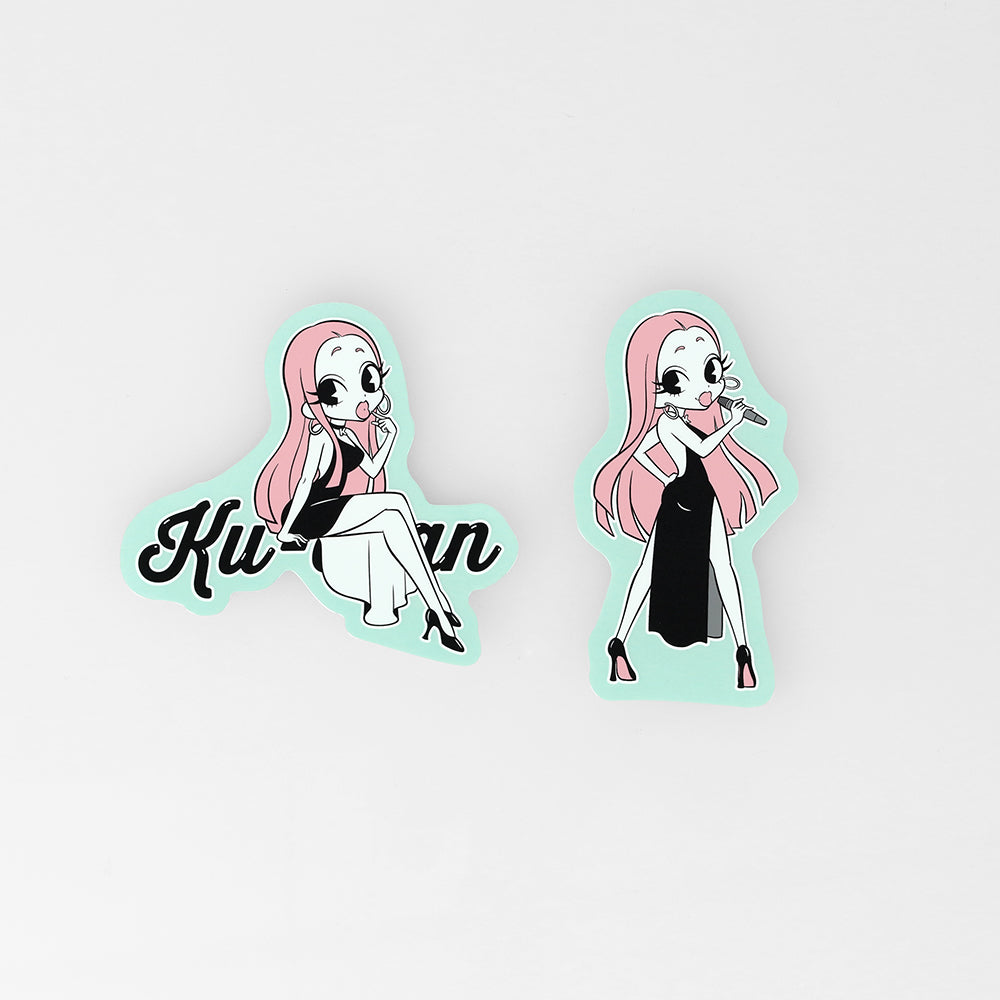 ステッカーセット ver.A – KK App Shop（倖田來未 公式アプリ）