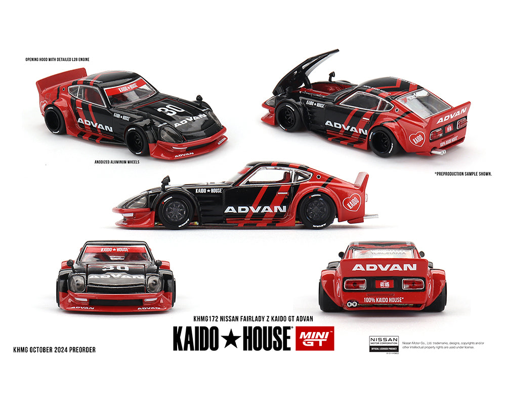 Kaido House x Mini GT 1:64 Nissan Fairlady Z Kaido GT ADVAN