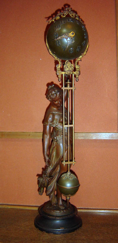 米アンソニア総体振時計 - アンティーク置時計