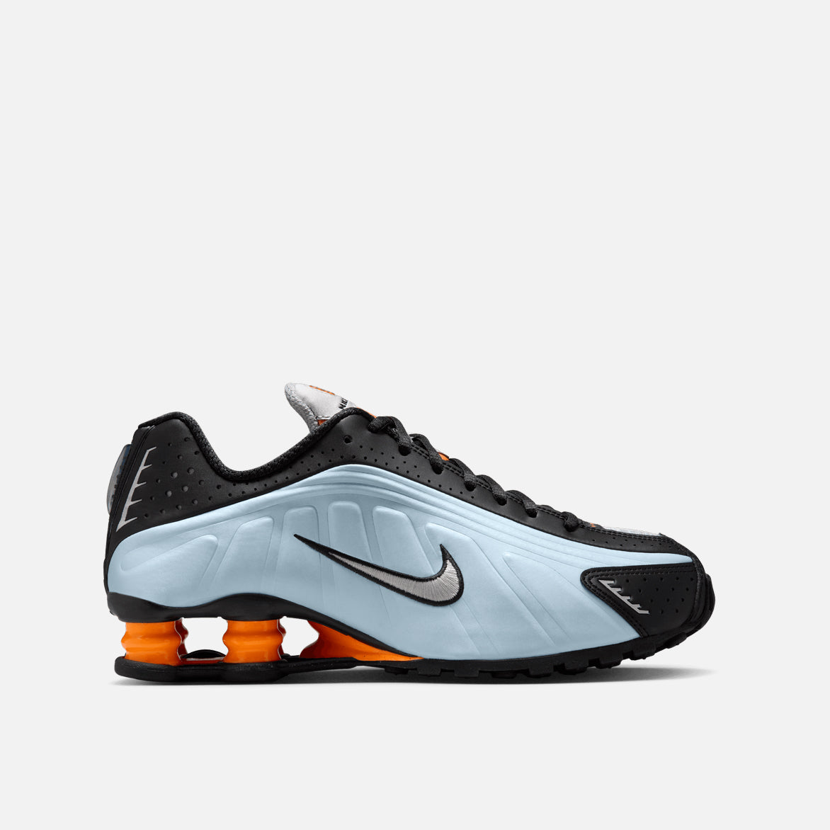 WMNS SHOX R4 - BLUE TINT / METALLIC SILVER / TOTAL ORANGE