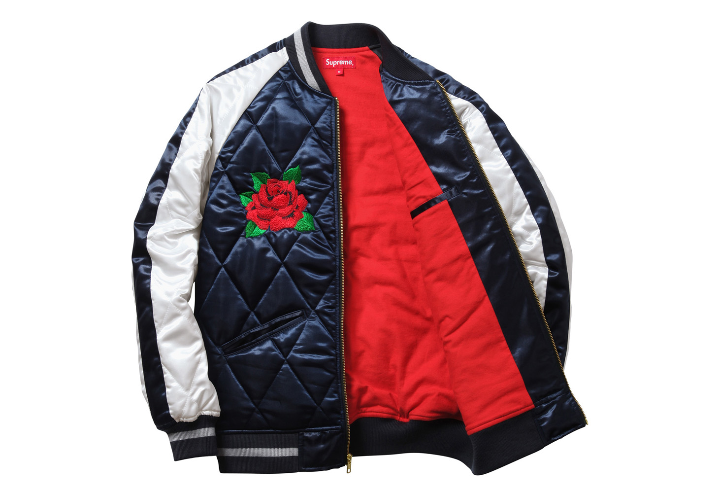 Supreme - Quilted Satin Bomber - ParkSIDER