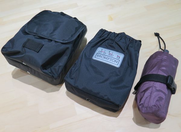 BROMPTON】使ってみた/輪行袋3種インプレッション | 船橋で自転車をお