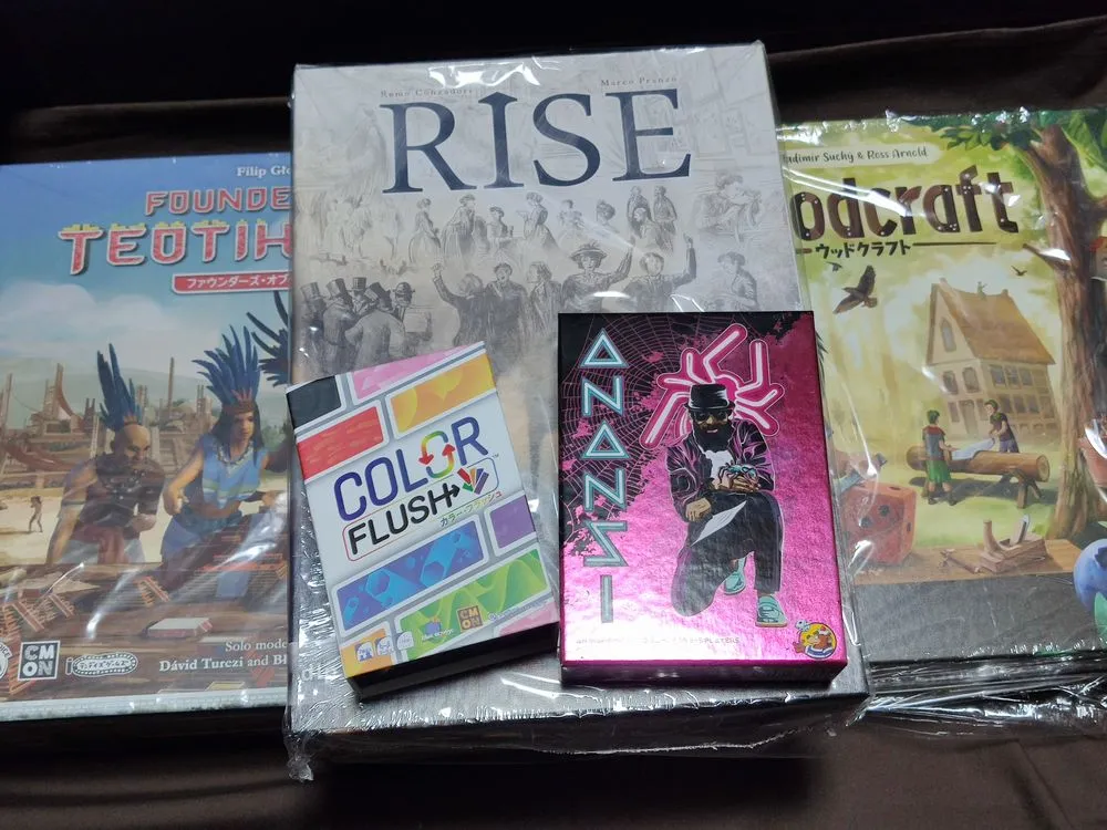 2024ボードゲーム福袋（福箱）開封レビュー 2箱分！ ｜たいむましん