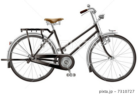 昭和レトロな実用自転車のイラスト素材 [7310727] - PIXTA