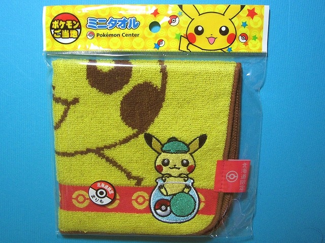 ポケモンご当地 ミニタオル 北海道 ピカチュウ&イーブイ: いそがないで