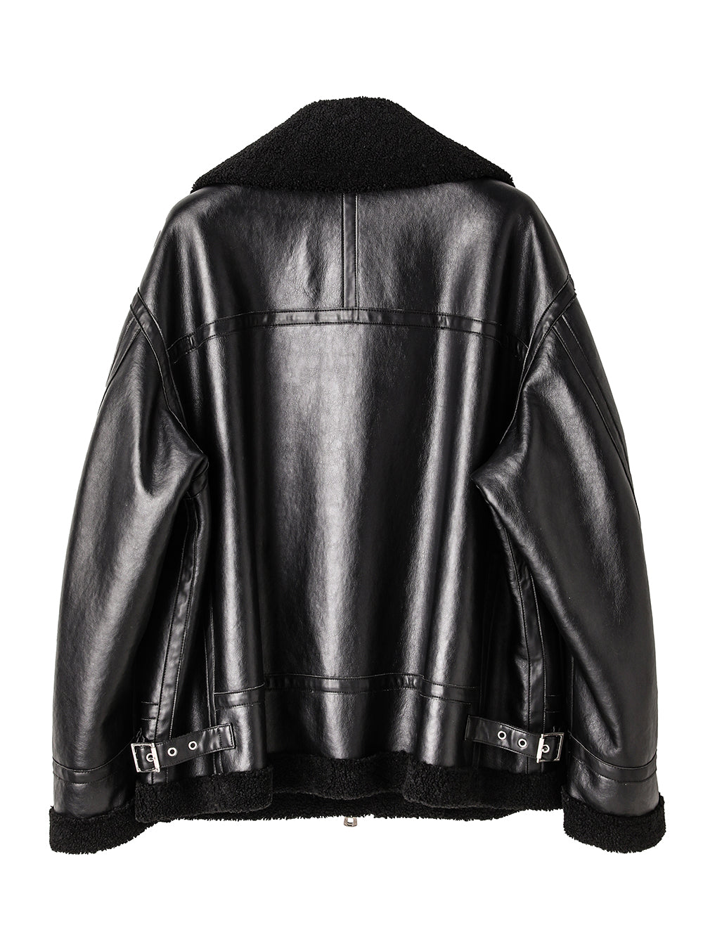 sj.0032AW25-black x black フォームートンフライトジャケット The