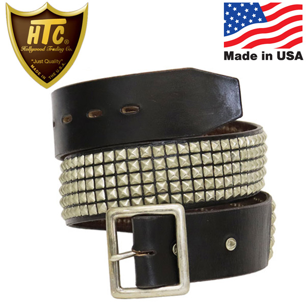 初期⭐️HTC⭐️フラワーベルト⭐️ブラック(茶芯)レザー×シルバー