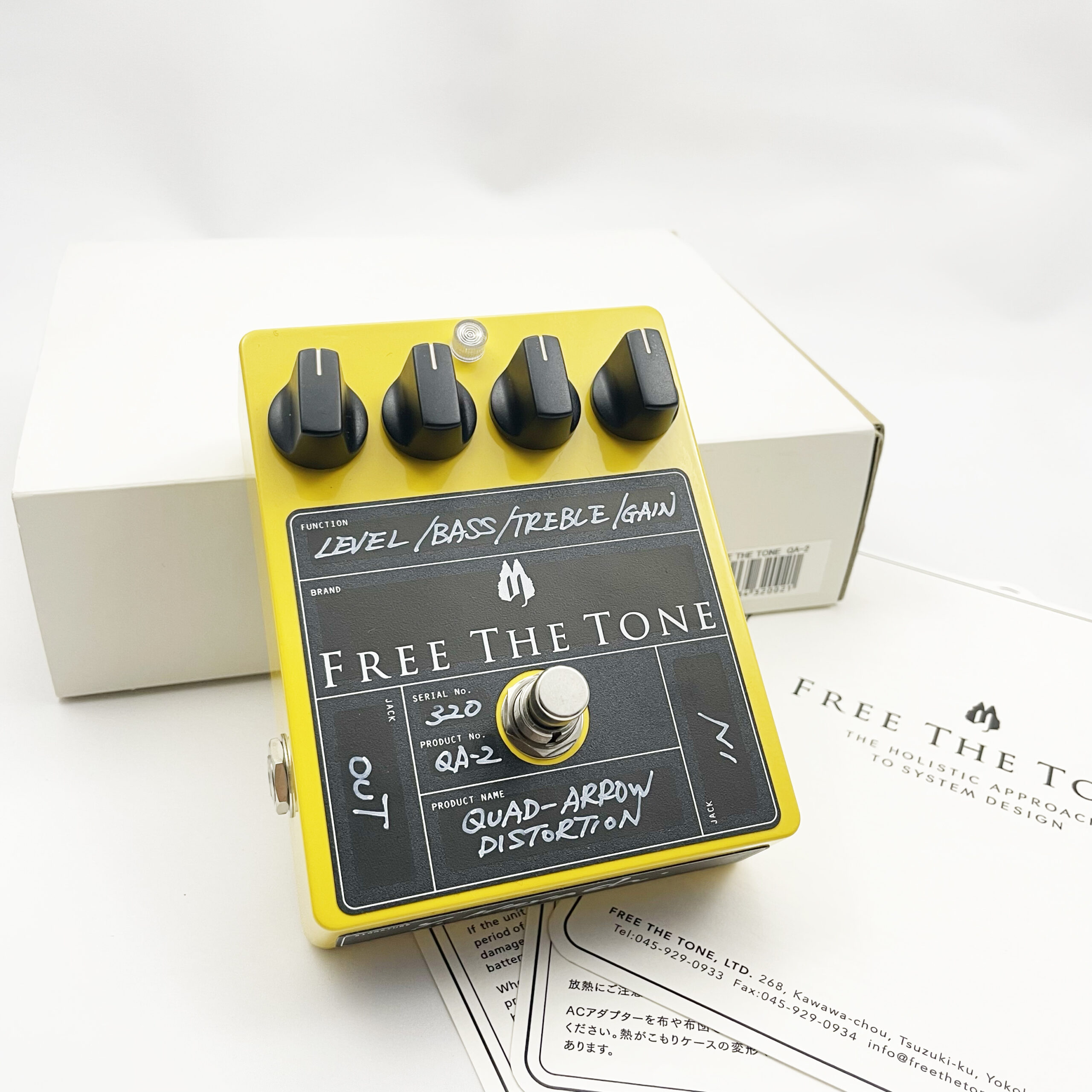 FREE THE TONE / QUAD-ARROW DISTORTION（管理番号:605） - TOKYO EFFECTOR