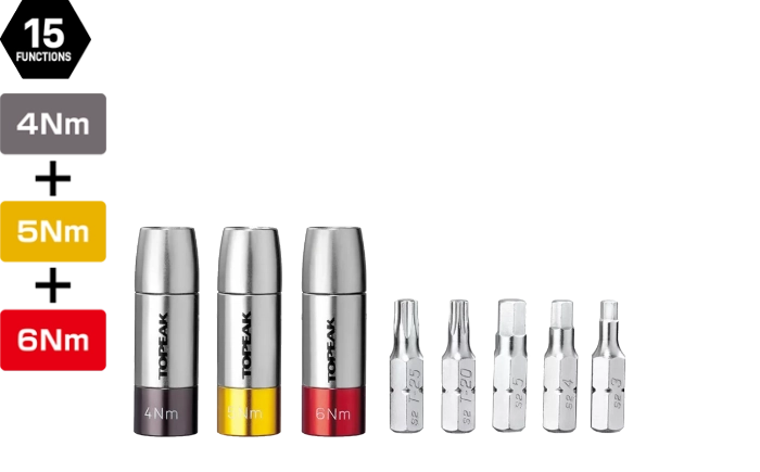 自転車工具トルクレンチビットソケット セット｜トピーク - NANO