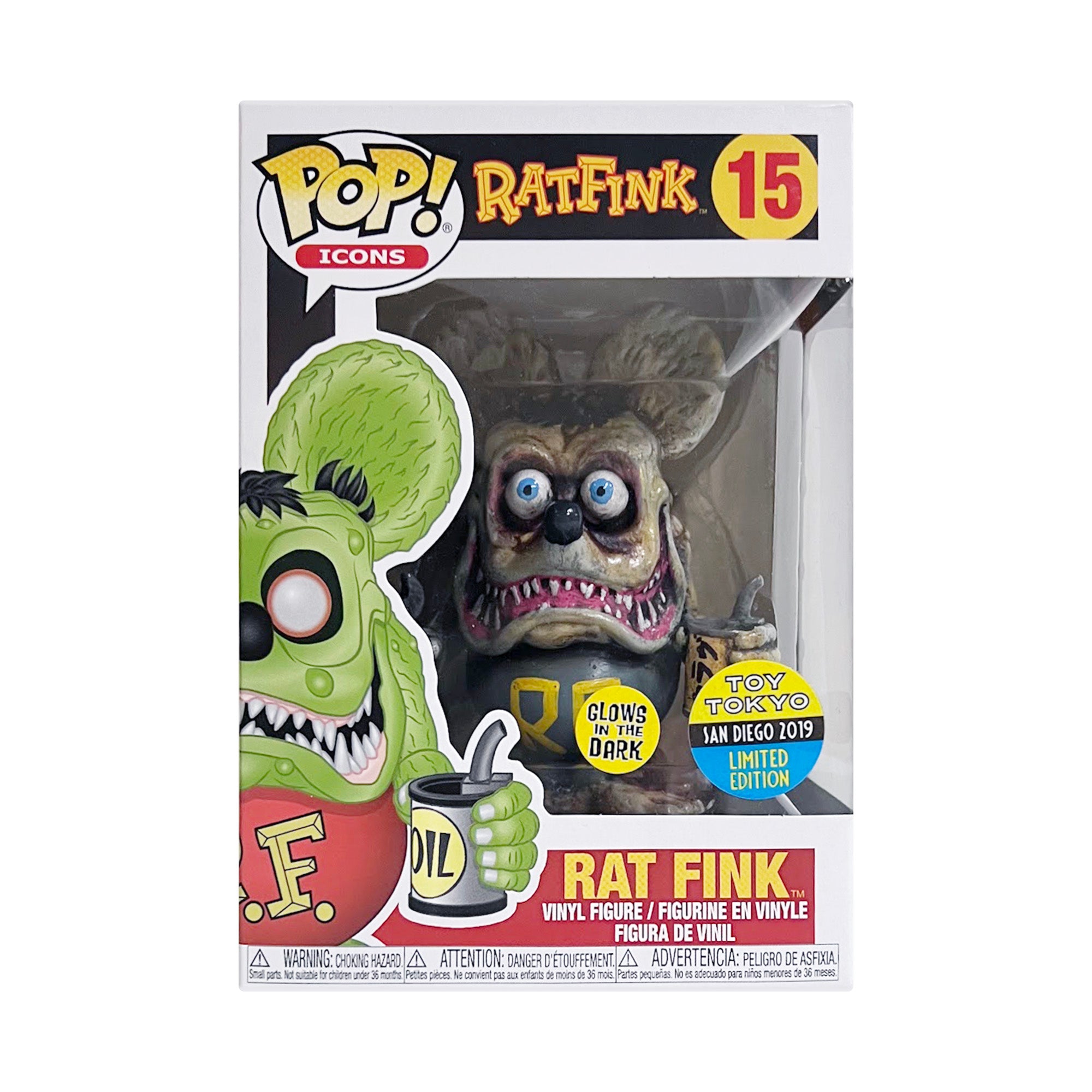 Funko Pop! Icons: Rat Fink 03 Toy Tokyo Exclusive Hand-Painted by