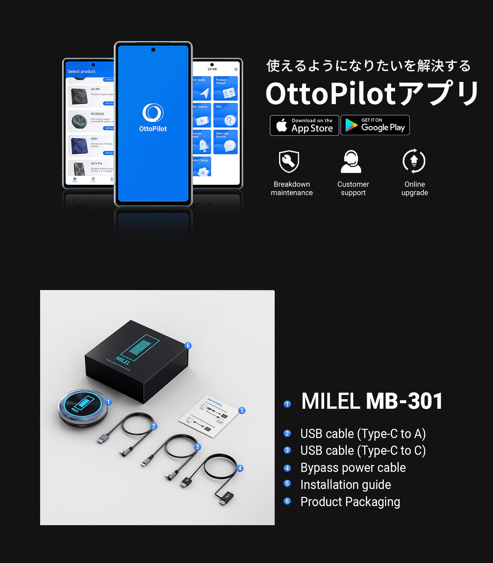 楽天市場】【楽天スーパーセール】MILEL MB-301 Wi-Fiルーター機能付き