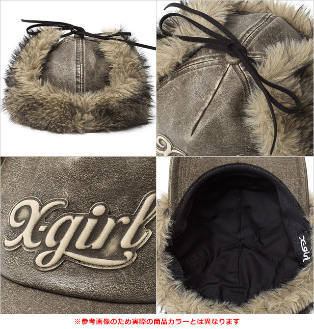 楽天市場】エックスガール X-girl ロゴ イヤーフラップキャップ