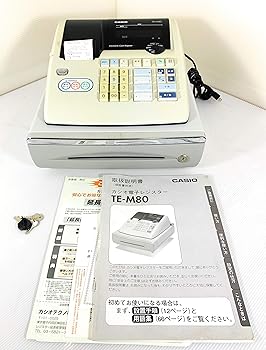 楽天市場】【中古】CASIO 電子レジスター TE-M80 グレー : アトリエ絵利奈
