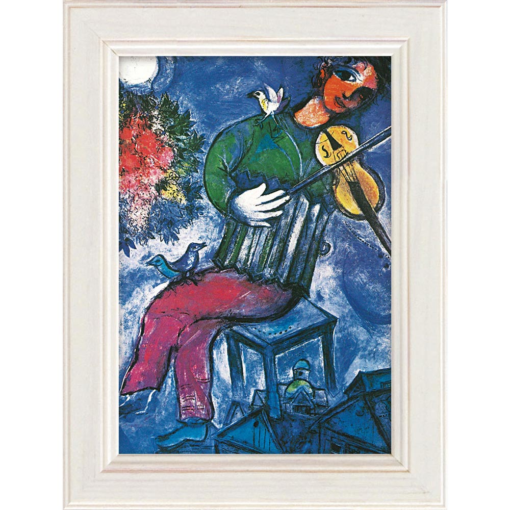 楽天市場】【スーパーSALE10％OFF】絵画 マルク シャガール「青い