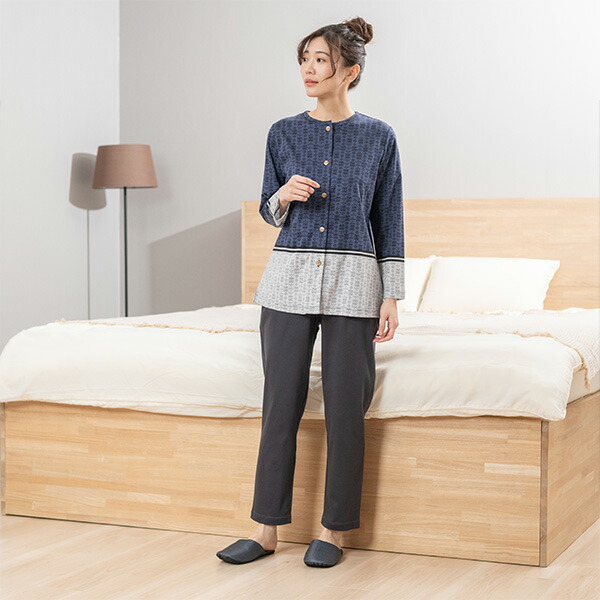 楽天市場】【DAKS】スムースシルケットプリント レディース 上下セット