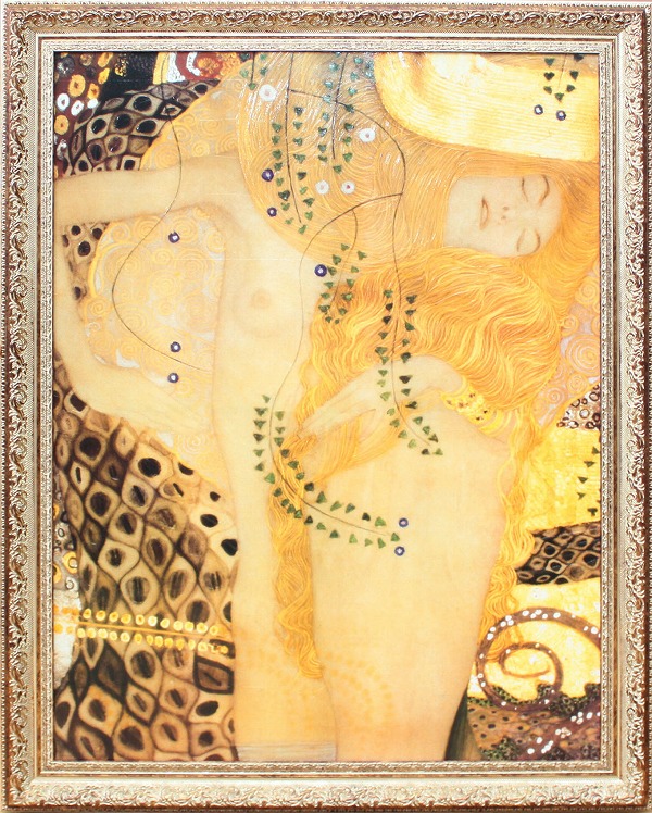 楽天市場】【レビュー特典付き】グスタフ クリムト「水蛇1」表面特殊