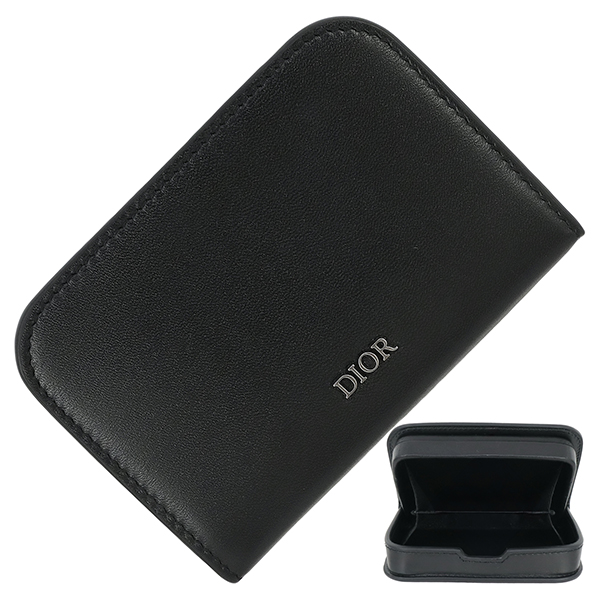 楽天市場】【10%OFF】 ディオール コインケース カーフレザー ブラック
