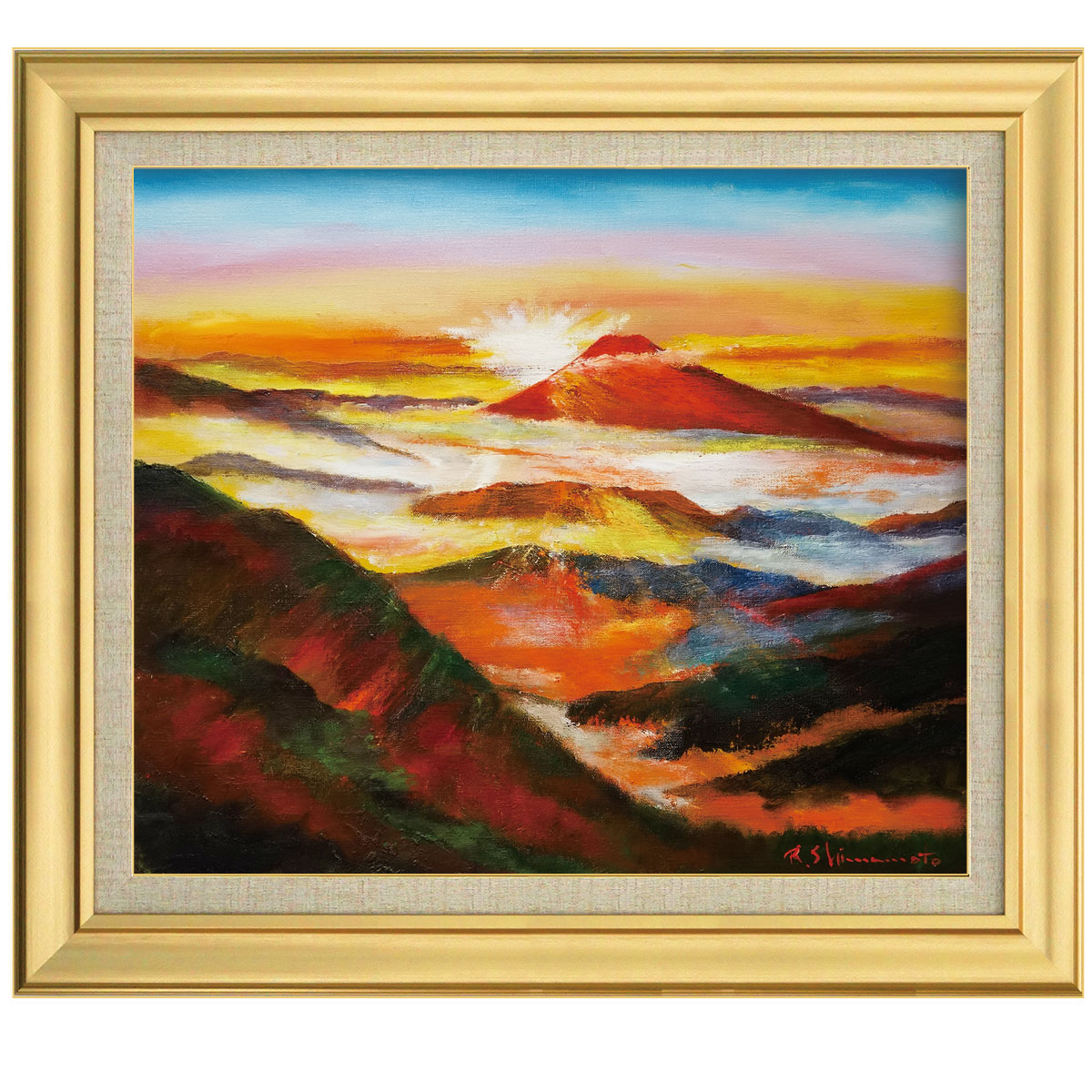 絵画 油絵 赤富士」の人気商品一覧 | 安い商品を通販サイトから探す