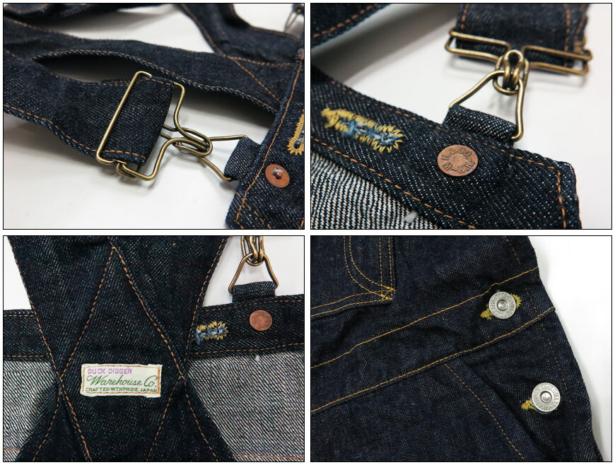 楽天市場】WAREHOUSE ウェアハウス DD-1006XX デニム オーバーオール