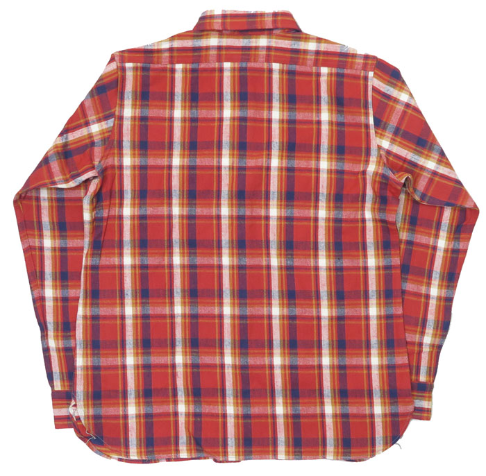 楽天市場】ウェアハウス WAREHOUSE フランネル シャツ 長袖 チン