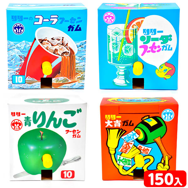 楽天市場】リリー 玉出しガム (前押しタイプ) 150個入 { 駄菓子 お菓子