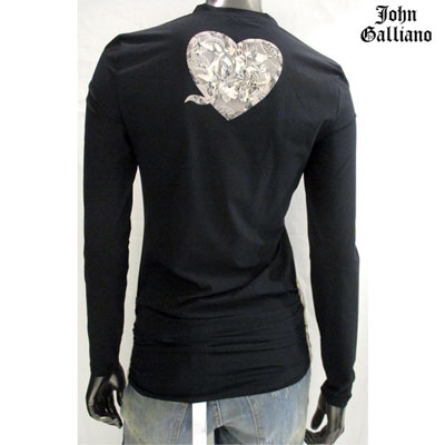 John Galliano ジョンガリアーノ 薔薇 ハート 長袖シャツ 楽天市場
