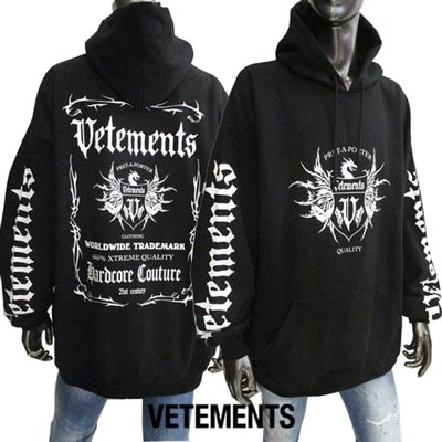 楽天市場】ヴェトモン VETEMENTS メンズ トップス パーカー フーディー