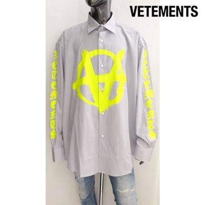 楽天市場】ヴェトモン VETEMENTS メンズ トップス シャツ 長袖 ロゴ