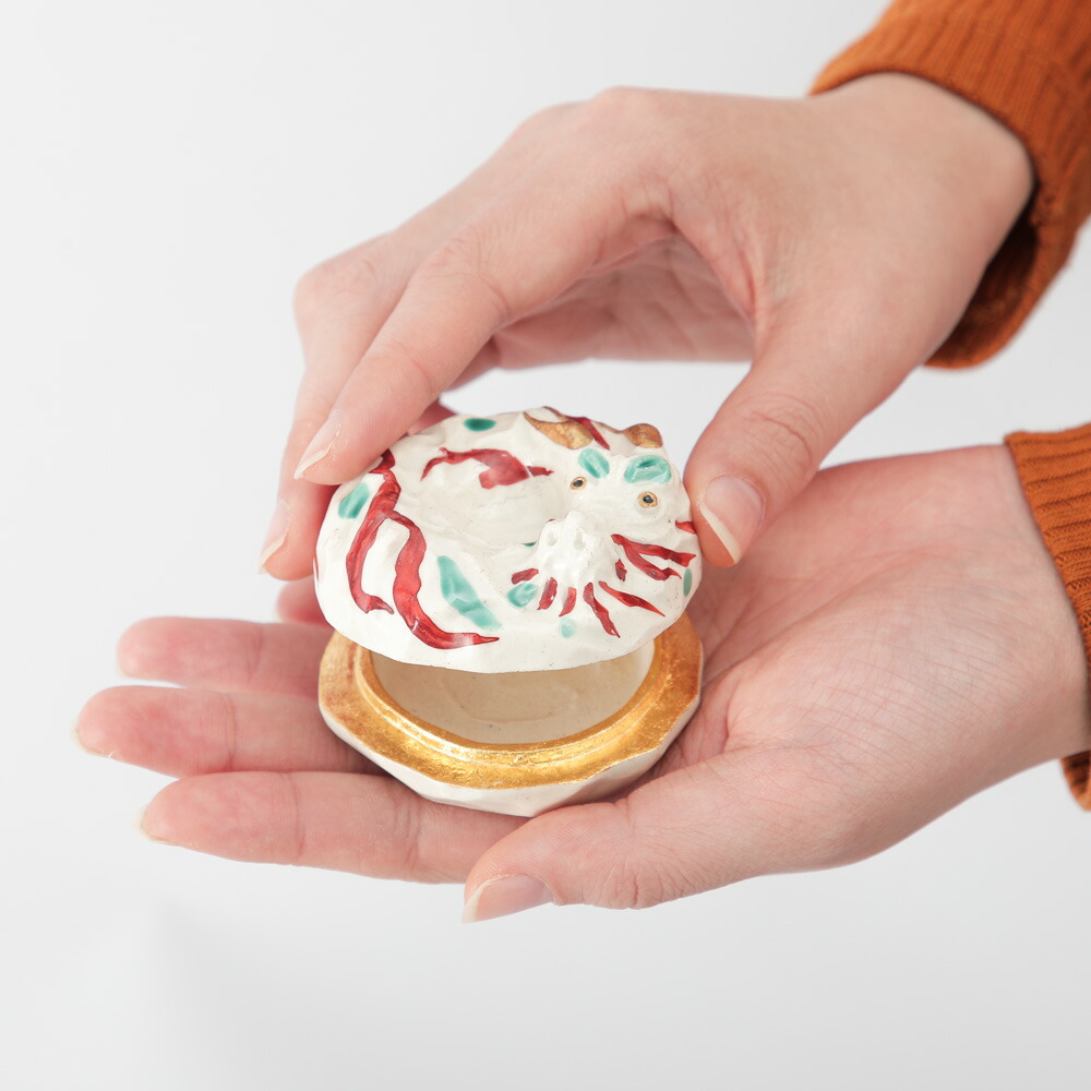 楽天市場】六兵衛窯 辰歳香合 京焼 清水焼 清水六兵衛 お正月飾り 干支