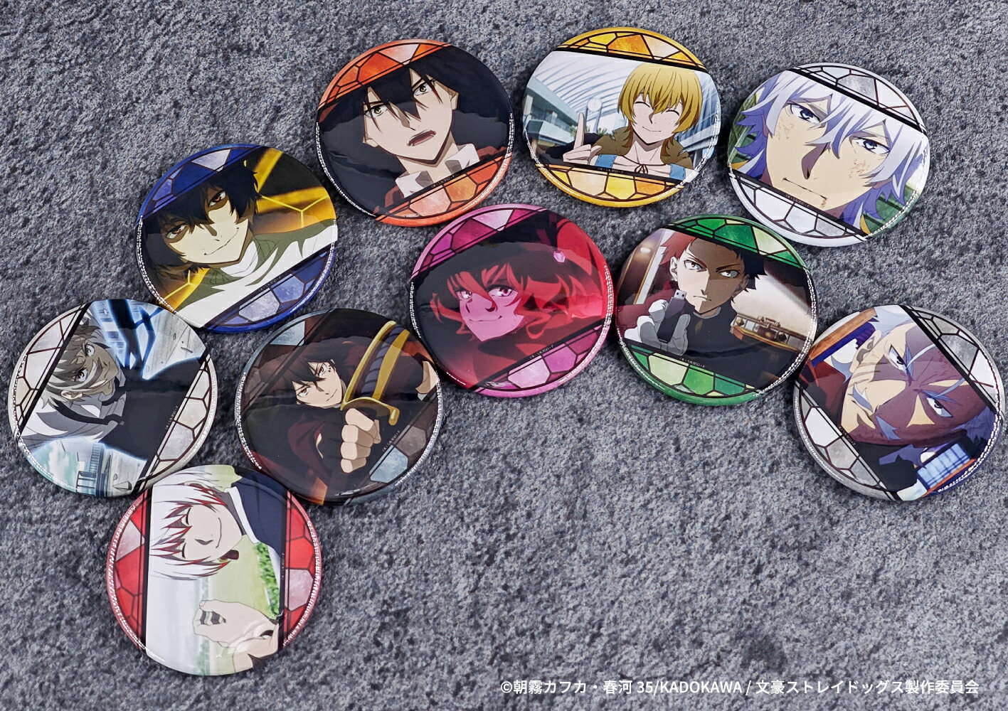 アクキー付き！！文豪ストレイドッグス中島敦 缶バッジ 10周年 再販