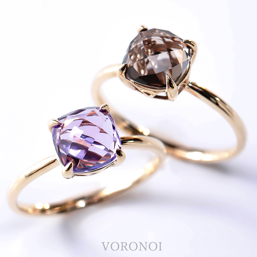 楽天市場】MINAMO 正規品 K10 天然石 約7mm リング 指輪 チェスカット