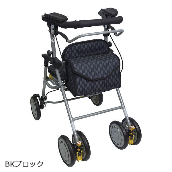 楽天市場】シルバーカー 【島製作所 四輪歩行車 シンフォニーAR