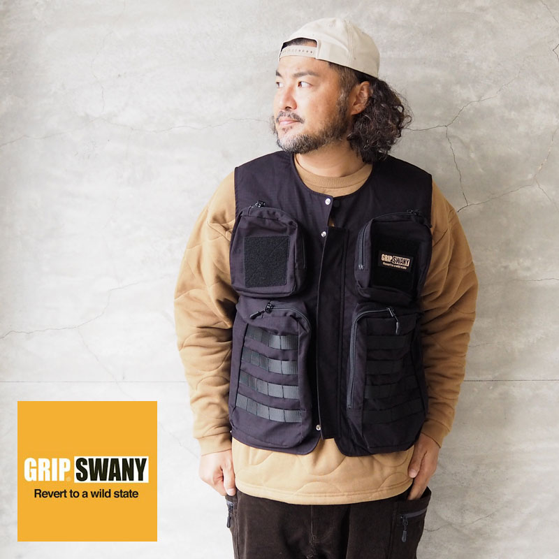 楽天市場】GRIP SWANY グリップスワニー ベスト ミル ベスト FP MIL