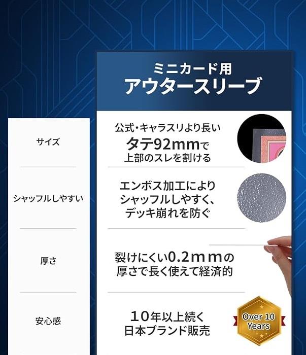 楽天市場】GODスリーブオーバー オーバースリーブ クリア＆エンボス