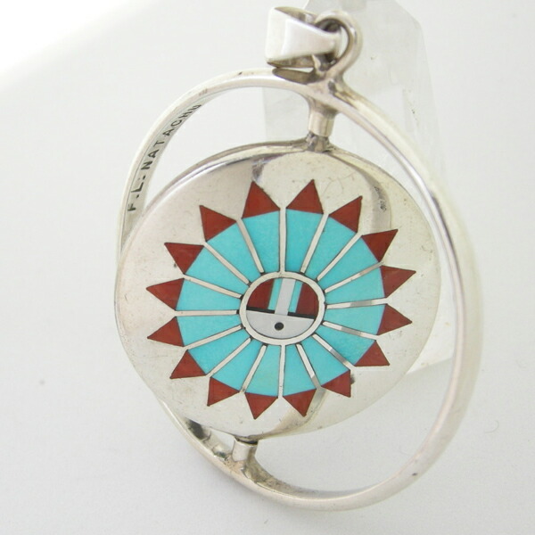 楽天市場】インディアンジュエリー サンフェイス ターコイズ レッド