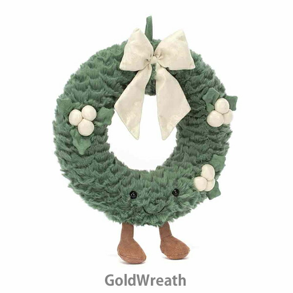 楽天市場】ジェリーキャット クリスマスリース ぬいぐるみ jellycat