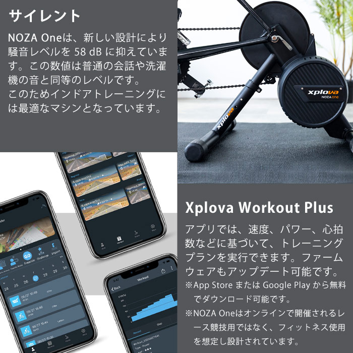 楽天市場】XPLOVA NOZA one 自転車 トレーナー ノザ ワン スマート