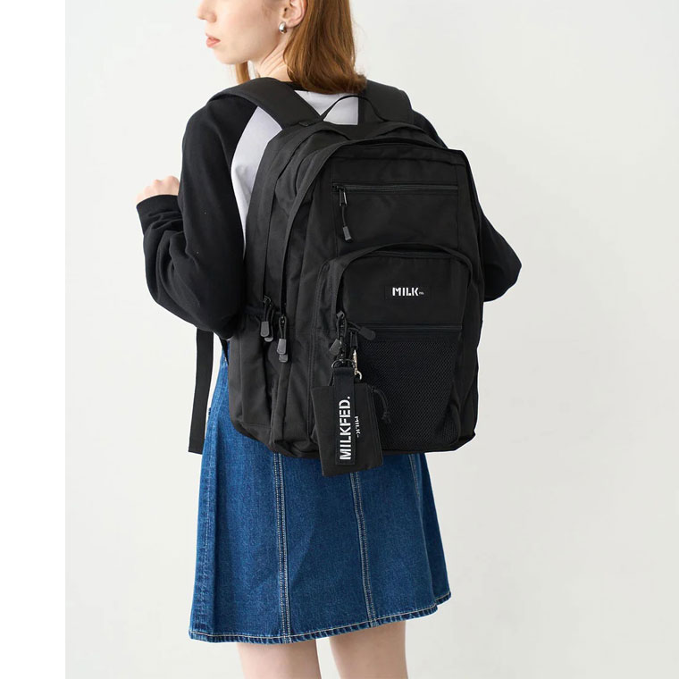 楽天市場】【10%OFF+ノベルティあり】ミルクフェド リュック W ZIP