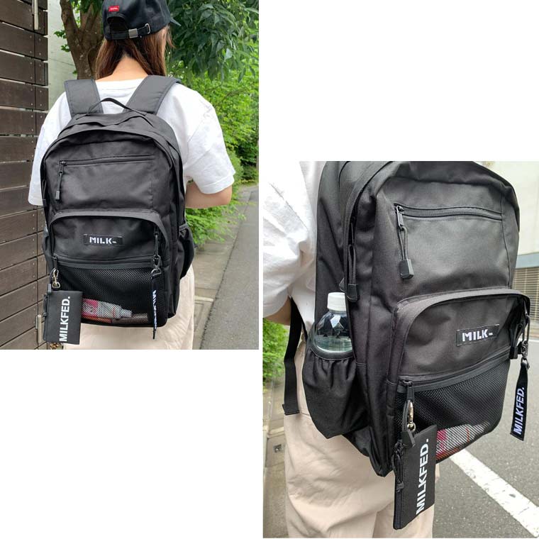 楽天市場】【10%OFF+ノベルティあり】ミルクフェド リュック W ZIP