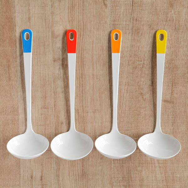 楽天市場】レードル クルール Couleur ステンレス製 お玉 ホーロー