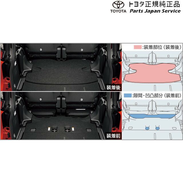楽天市場】純正 トヨタ TOYOTA 10系シエンタ ラゲージボード MXPL10G