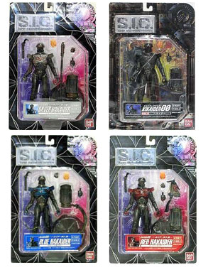 楽天市場】S.I.C. ハカイダー4人衆 レッド・ブルー・シルバー